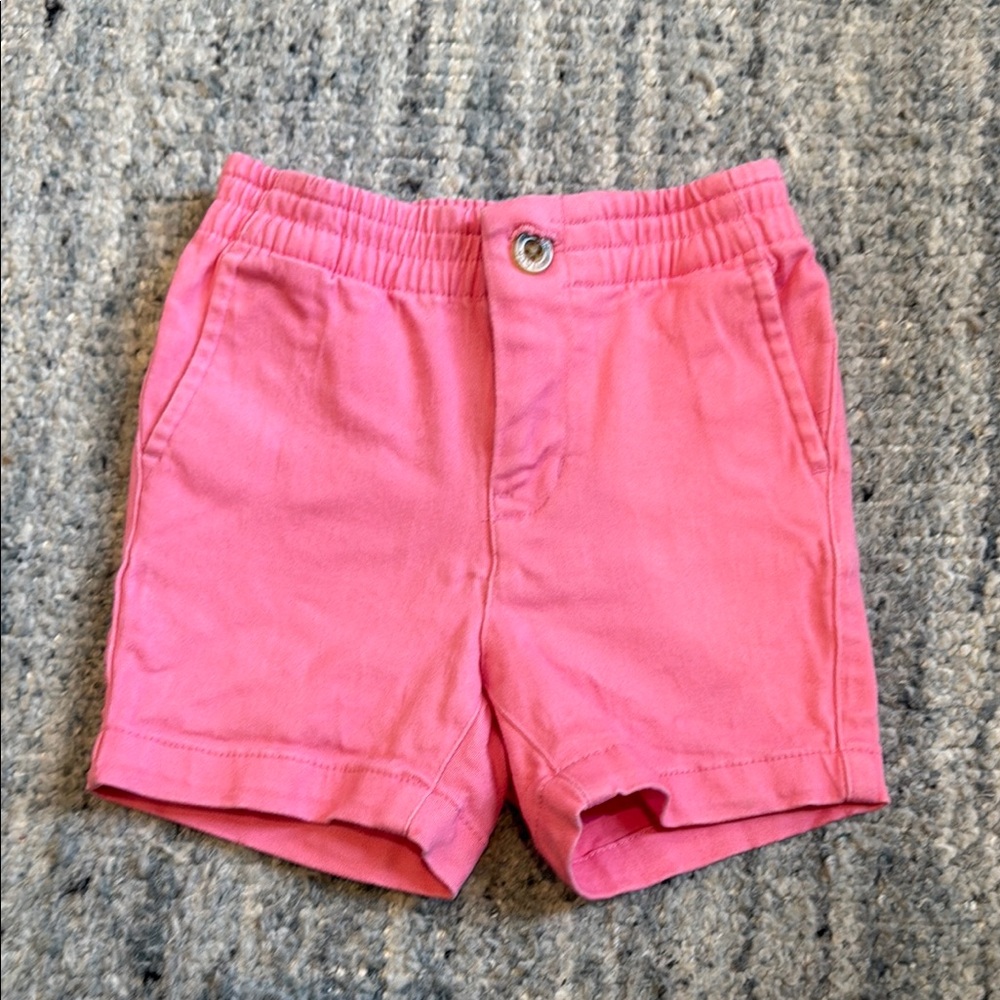 Janie and Jack Pink Summer Shorts with Cuffed Hem